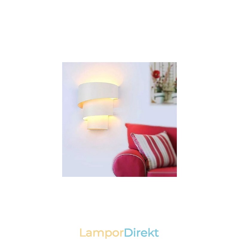 Högkvalitativ Modern Modedesign Spiralvägglampa Kreativ Vägglampa