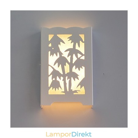 Moderna Kreativa Vita Snida Mönster Eller Mönster På Träslöjd Bambu Vägglampa Lampor Moderna Kreativa Vita Snida Mönster Eller Mönster På Träslöjd Bambu Vägglampa Lampor