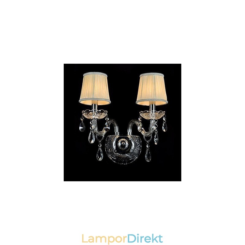 Crystal Mini Style Vägglampor Ljus Vägglampor Modernt Samtida Glas