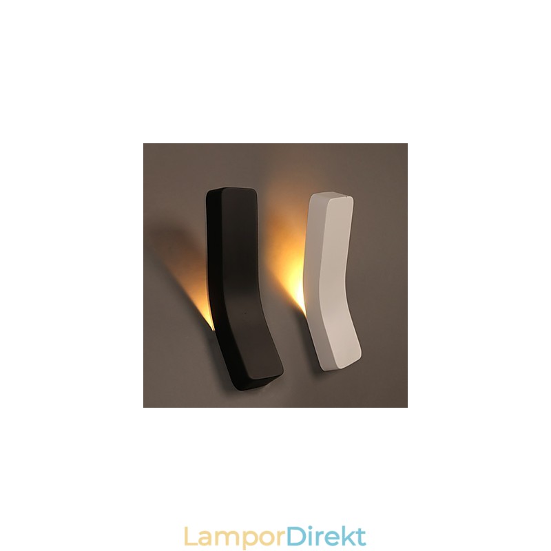 Kontrakterade Och Samtida Kreativa Böjda Smidesjärn Vägglampa Power Lights