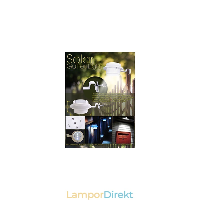 Solar Taklampa Staket Staket Lampa Lampor Korridor Lampor Vägglampa Handfat