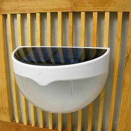 Den Nya Ljud- Och Ljusstyrningen Solar Vägglampa Trädgårdsljus Staket Lampa Ljus Villa
