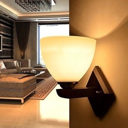 Vägglampa Glas Varm Modern Vägglampa Av Huvudet Av En Säng Lights