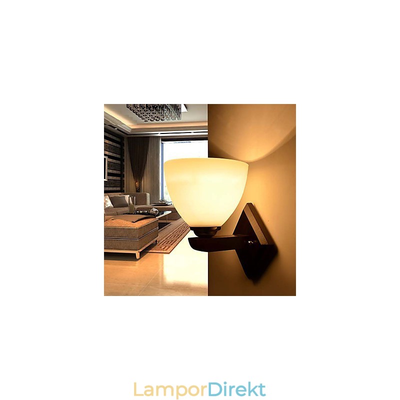 Vägglampa Glas Varm Modern Vägglampa Av Huvudet Av En Säng Lights