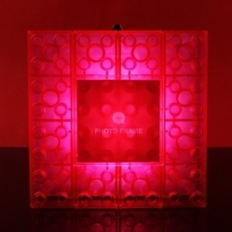 Creative Blocks Ram Ljusfärgad Söta Små Gåvor Vägglampa Bälte Krok Lights