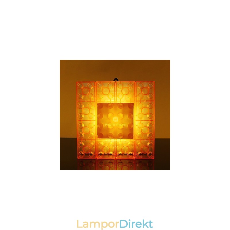 Creative Blocks Ram Ljusfärgad Söta Små Gåvor Vägglampa Bälte Krok Lights