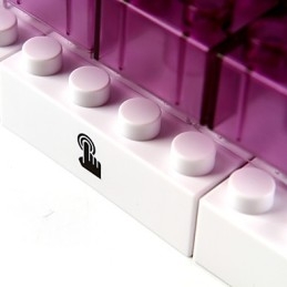 Creative Blocks Ram Ljusfärgad Söta Små Gåvor Vägglampa Bälte Krok Lights
