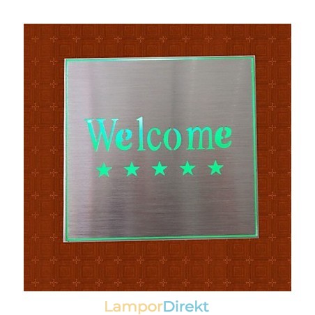 Hotellmarknaden Välkommen Indikatorlampa Creative Bar Modell Vägglampetter Metall Hotellmarknaden Välkommen Indikatorlampa Creative Bar Modell Vägglampetter Metall