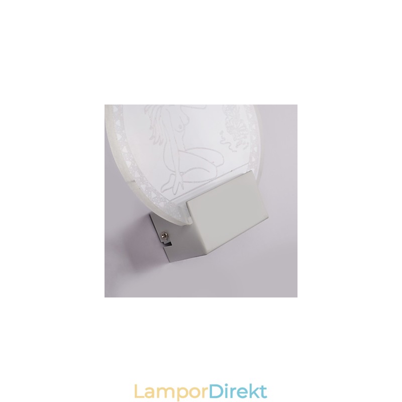 Akryl Vägglampa Pvc Lampa Light Chip Modern Contemporary Metal 5W