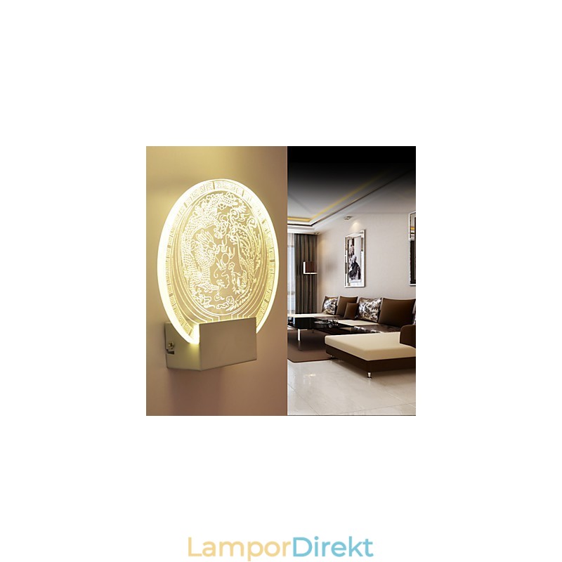 Vägglampor Pvc-Lampa Ljus Modern Contemporary Metal