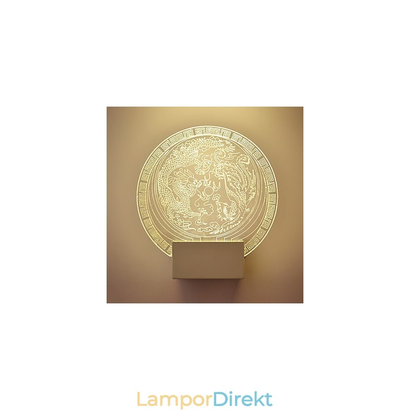 Vägglampor Pvc-Lampa Ljus Modern Contemporary Metal