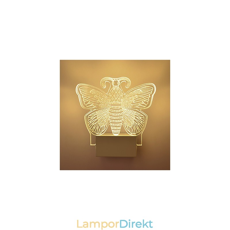 Akryl Vägglampa Pvc Lampa Ljus Modern Contemporary Metal