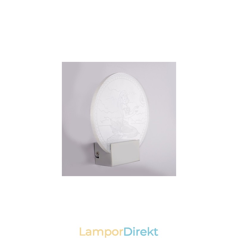Akryl Vägglampa Pvc Lampa Ljus Modern Contemporary Metal