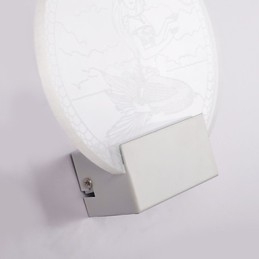 Akryl Vägglampa Pvc Lampa Ljus Modern Contemporary Metal