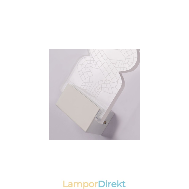 Akryl Vägglampa Pvc Lampa Ljus Chip Modern Contemporary Metal