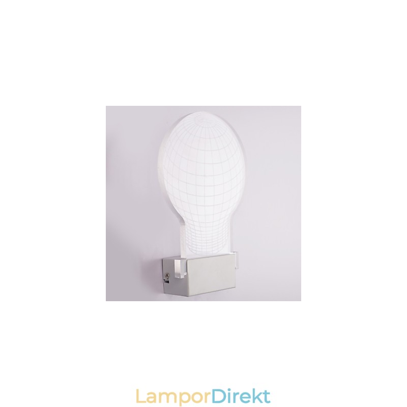 Akryl Vägglampa Pvc Lampa Ljus Chip Modern Contemporary Metal