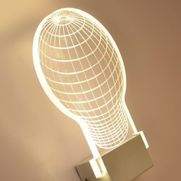 Akryl Vägglampa Pvc Lampa Ljus Chip Modern Contemporary Metal