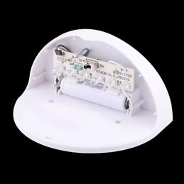 Soldriven Vattentät Ip55 Lampa Vit + Svart