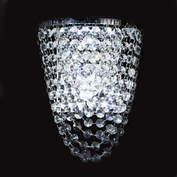Crystal Flush Mount Vägglampor Modern Contemporary Metal