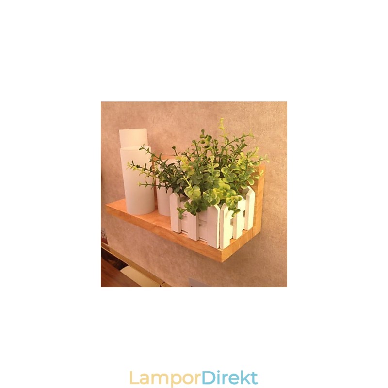 Vägglampa Tre Lampor Och Glas