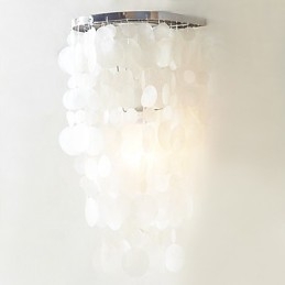 Snygg Vägglampa Med 1 Lampa I Varmvitt