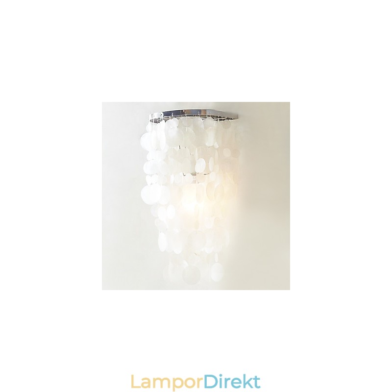 Snygg Vägglampa Med 1 Lampa I Varmvitt