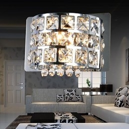 Crystal Flush Mount Vägglampor Modern Contemporary G4 Metal