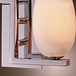 Kristallvägglampa Med 2 Ljus Flaskformad Skärm