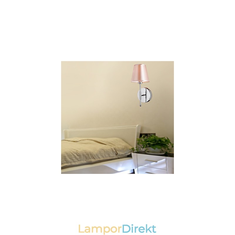 Enkel Designad Vägglampa I Varmt Ljus