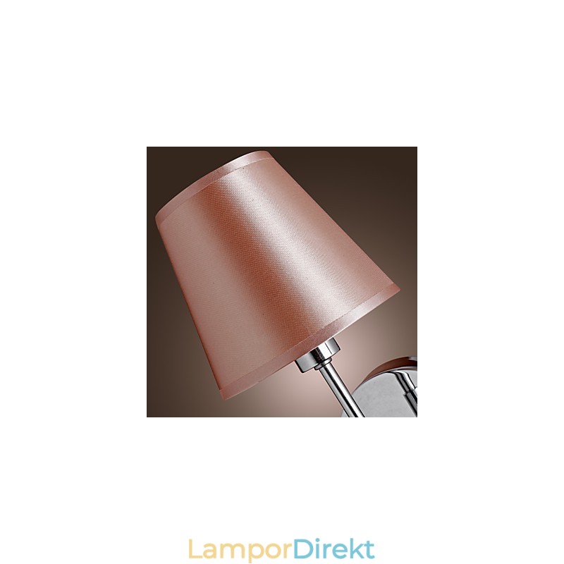 Enkel Designad Vägglampa I Varmt Ljus