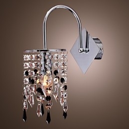 Vägglampa Med Elegant Crystal Drop