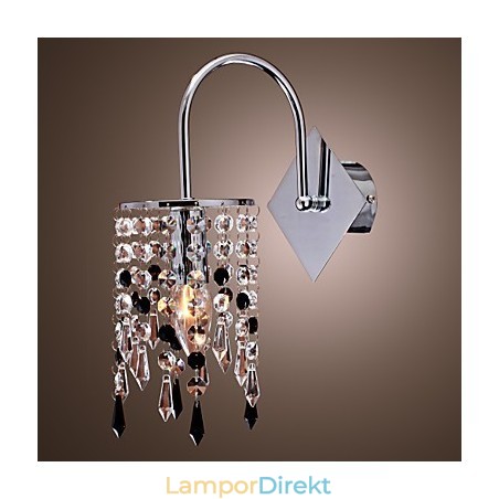 Vägglampa Med Elegant Crystal Drop Vägglampa Med Elegant Crystal Drop
