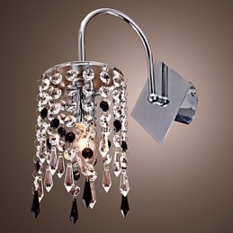 Vägglampa Med Elegant Crystal Drop