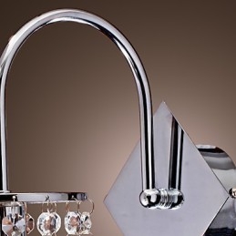 Vägglampa Med Elegant Crystal Drop