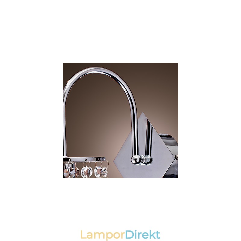 Vägglampa Med Elegant Crystal Drop