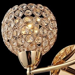 Crystal Wall Sconces Läsvägglampor Modern Contemporary Metal