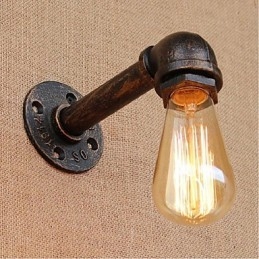 Nostalgi Enkel Vattenpipa Dekorativ Liten Vägglampa Vägglampa