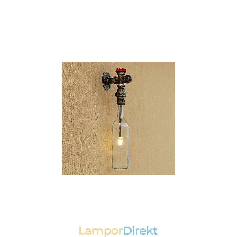 Rustik Lodge Brons Funktion För Ambient Light Wall Sconces Vägglampa