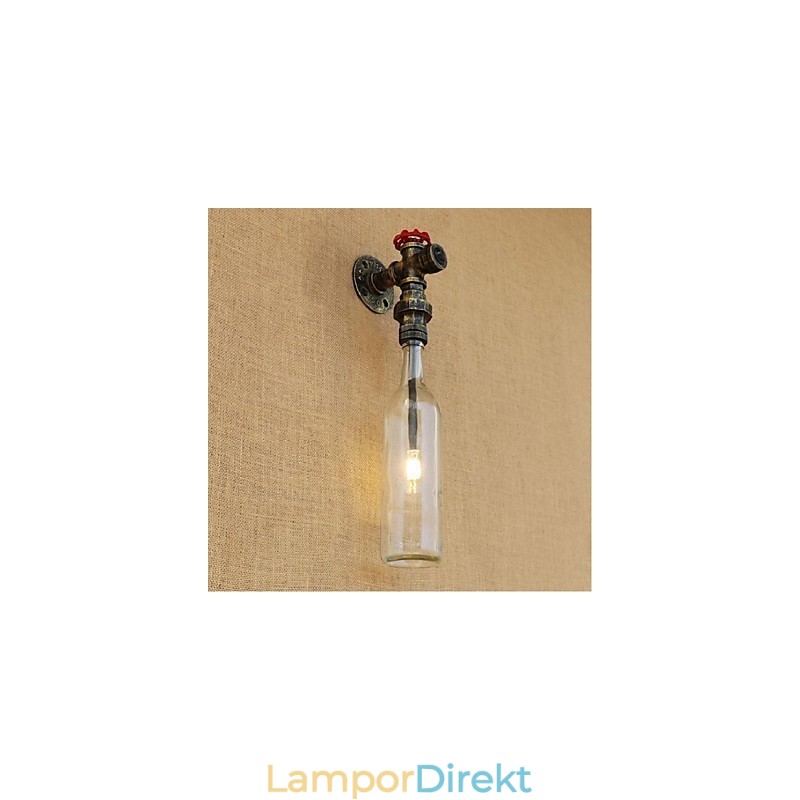 Rustik Lodge Brons Funktion För Ambient Light Wall Sconces Vägglampa