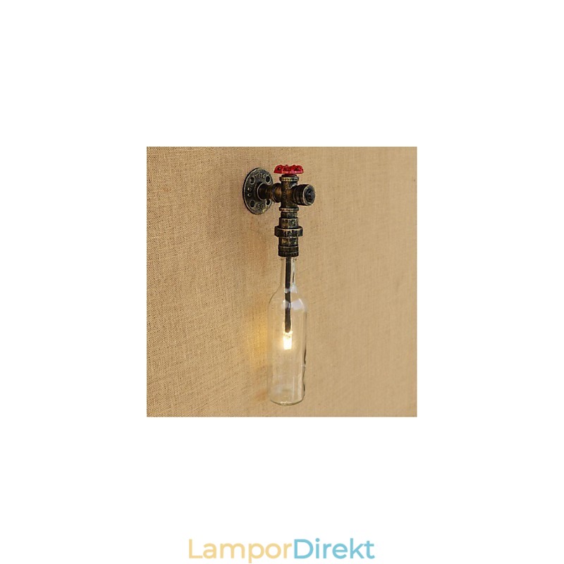 Rustik Lodge Brons Funktion För Ambient Light Wall Sconces Vägglampa