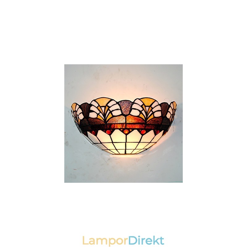 Retro Country Vägglampor Glas Skärm Vardagsrum Sovrum Restaurang Café Bar Vägglampor