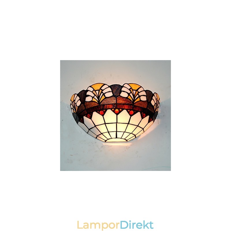 Retro Country Vägglampor Glas Skärm Vardagsrum Sovrum Restaurang Café Bar Vägglampor