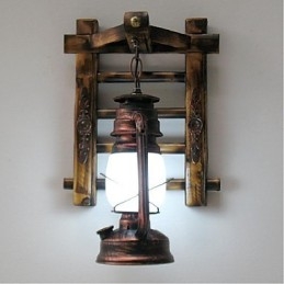 Kinesisk Retro Nostalgi Kreativ Belysning Fotogenlampa Lyktor Wall Sconces Wall Light