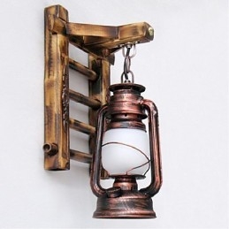 Kinesisk Retro Nostalgi Kreativ Belysning Fotogenlampa Lyktor Wall Sconces Wall Light