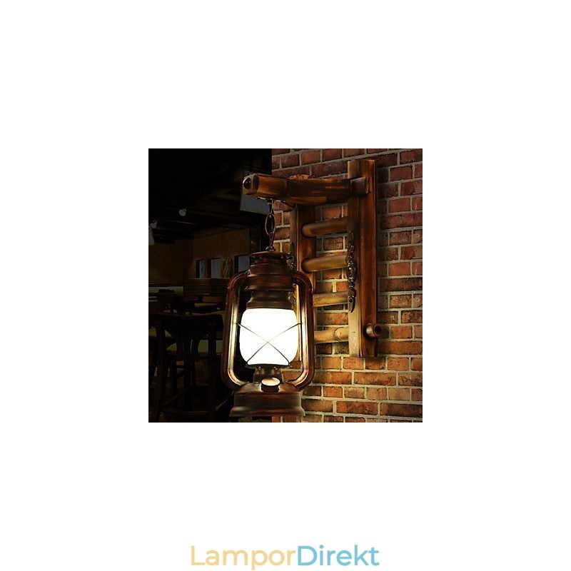 Kinesisk Retro Nostalgi Kreativ Belysning Fotogenlampa Lyktor Wall Sconces Wall Light