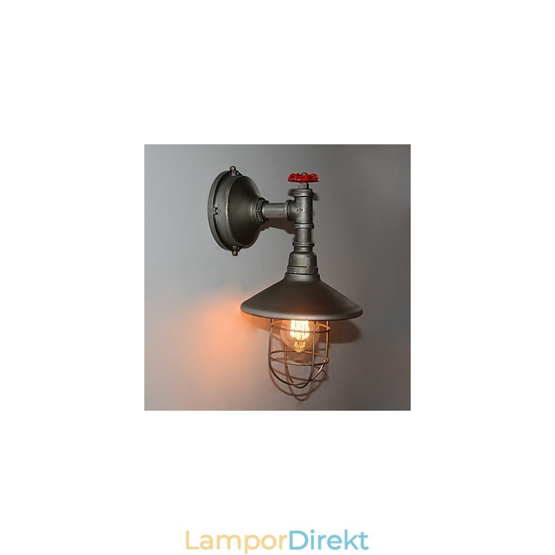 Ny Retro Loft Vintage Industrial Edison Vägglampa Pendellampa Armatur