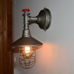 Ny Retro Loft Vintage Industrial Edison Vägglampa Pendellampa Armatur