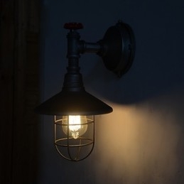 Ny Retro Loft Vintage Industrial Edison Vägglampa Pendellampa Armatur
