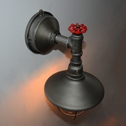 Ny Retro Loft Vintage Industrial Edison Vägglampa Pendellampa Armatur