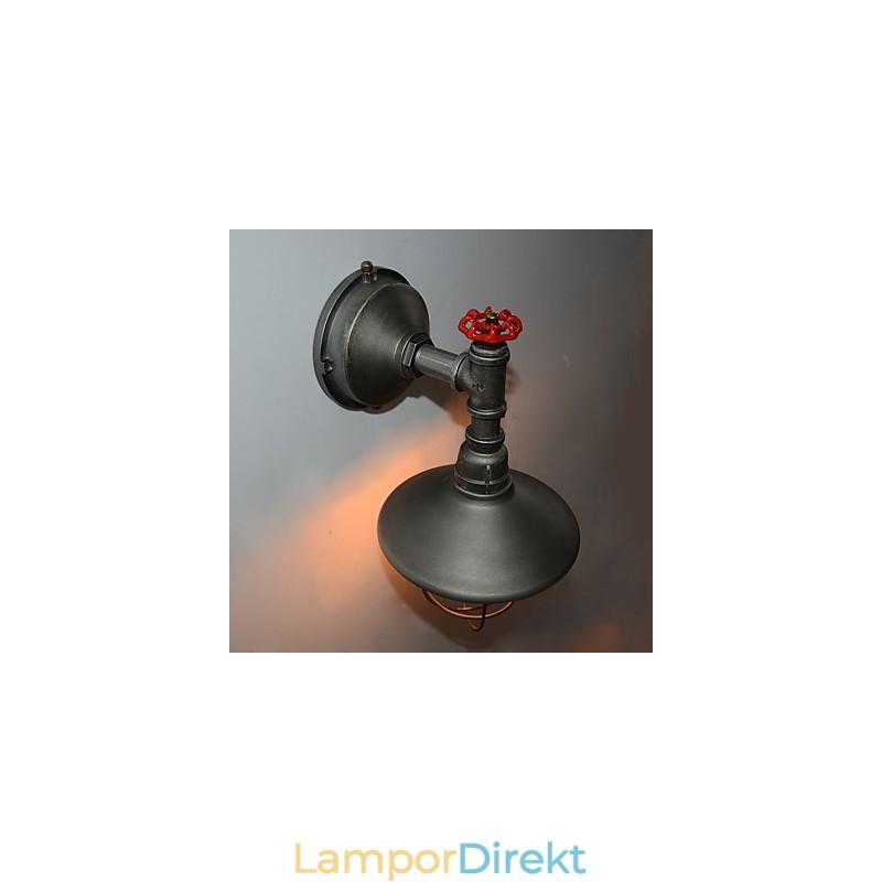 Ny Retro Loft Vintage Industrial Edison Vägglampa Pendellampa Armatur